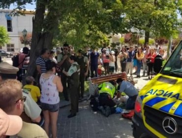 Muere hombre baleado en Plaza de Armas de Quillota: Aún no hay detenidos por este "ajuste de cuentas"