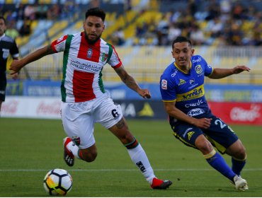 Everton derrotó a Palestino y prácticamente se aseguró un año más en Primera