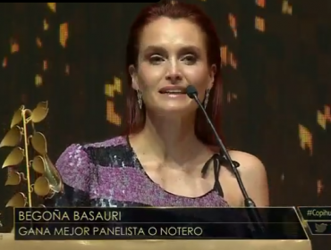 Begoña Basauri y su discurso luego de ganar el Copihue de Oro: Lanzó dura frase directamente a TVN
