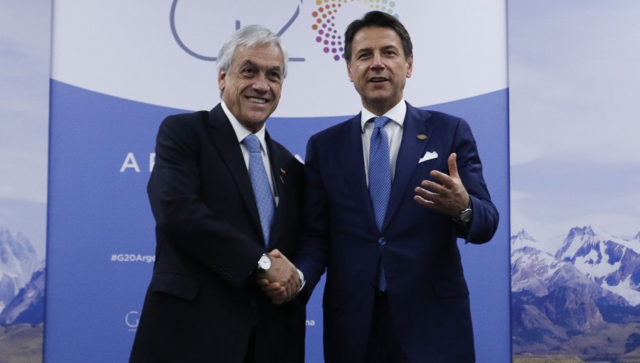 Presidente Piñera y Primer Ministro de Italia profundizan lazos comerciales