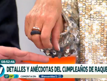 Raquel Argandoña mostró lujoso anillo que le habría regalado un especial amigo