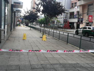 Falsa alarma: Artefacto abandonado en las afueras del mall de Viña era una caja vacía