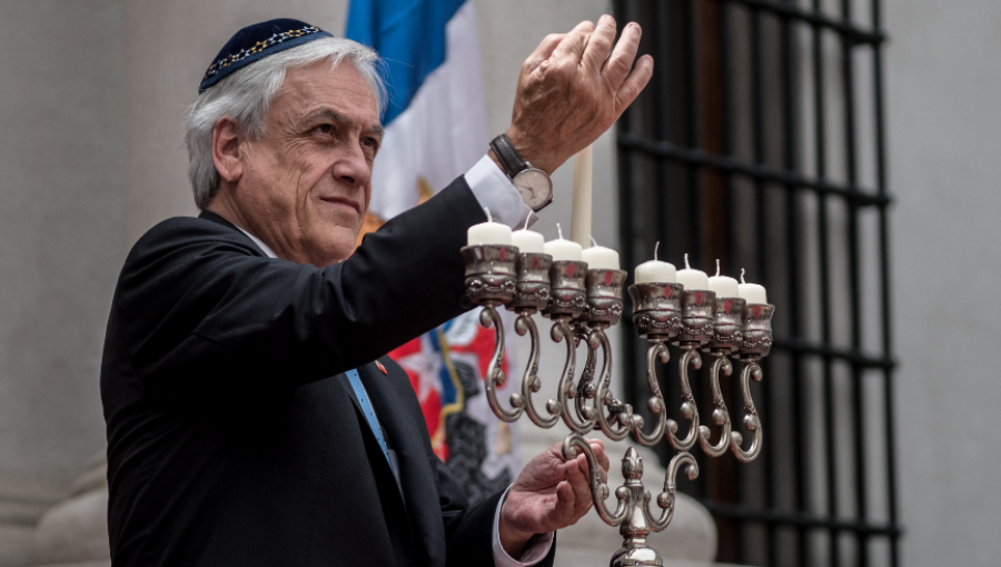 Piñera celebró Janucá y destacó importancia de modernizar la Ley de Culto