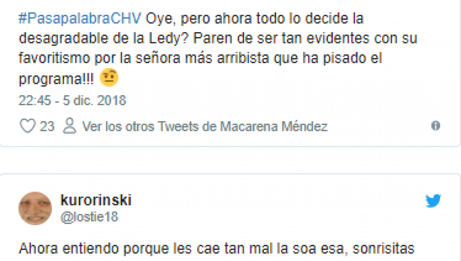 Cibernautas critican actitud de Ledy Ossandón en "Pasapalabra"