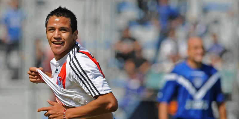 Alexis Sánchez celebró el título de Copa Libertadores de River Plate