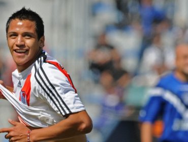 Alexis Sánchez celebró el título de Copa Libertadores de River Plate