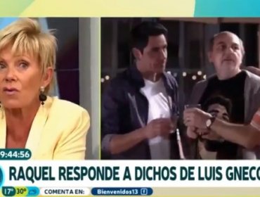 Raquel Argandoña contra Luis Gnecco: "Es un cobarde"