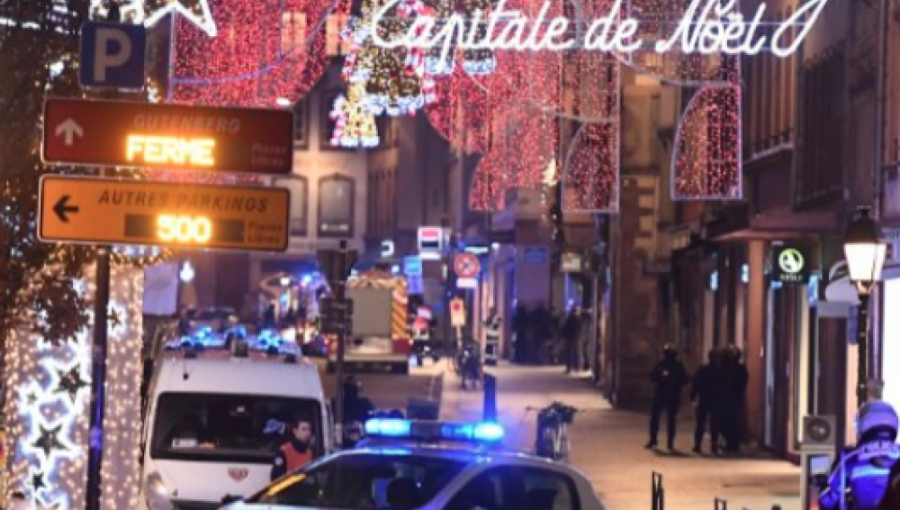 Francia: Dos muertos y una decena de heridos deja ataque en mercado navideño de Estrasburgo