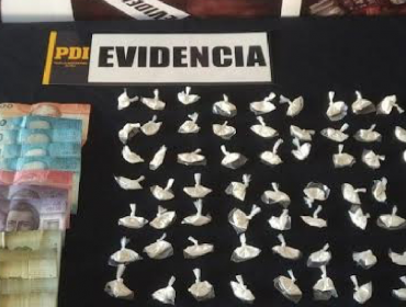 PDI sorprendió a mujer vendiendo cocaína en el eje Uruguay de Valparaíso