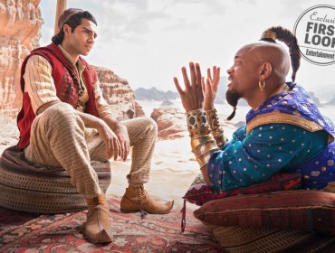 Revelan las primeras fotografías de Will Smith interpretando al Genio de "Aladdin"