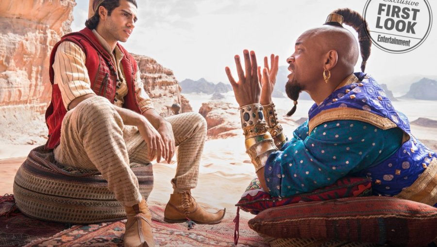 Revelan las primeras fotografías de Will Smith interpretando al Genio de "Aladdin"