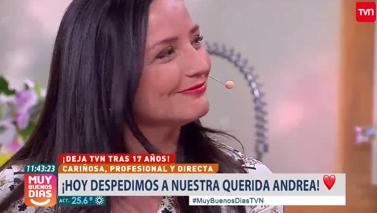 TVN dedica conmovedora despedida a Andrea Arístegui, luego de 17 años en la estación