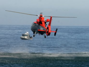 Helicóptero capotó al mar cerca de la isla Picton en la región de Magallanes