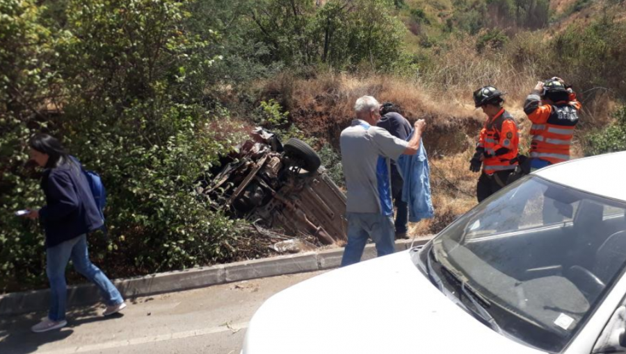 Accidente de tránsito genera alta congestión vehicular en Troncal Urbano de Viña