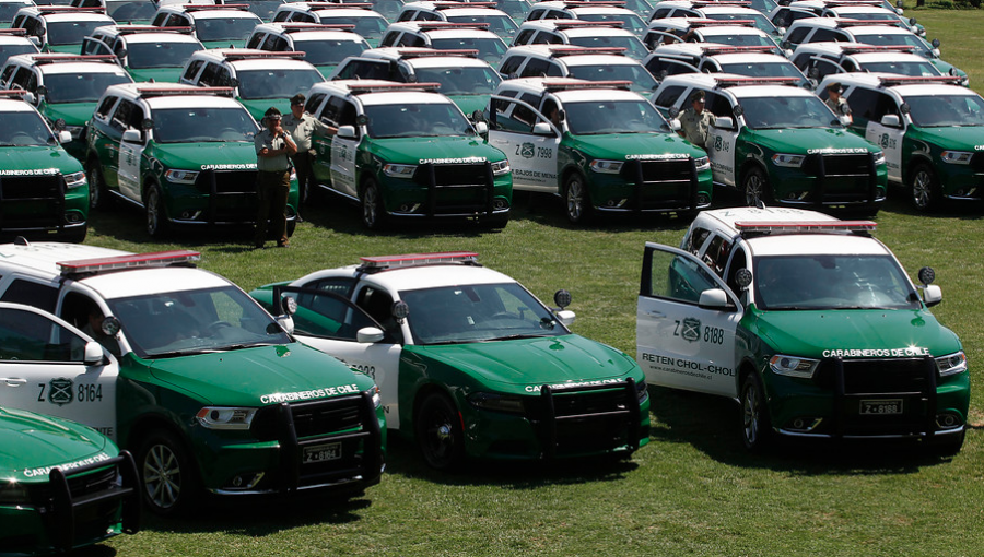 Carabineros recibió 551 nuevos vehículos para brindar mayor seguridad en el país