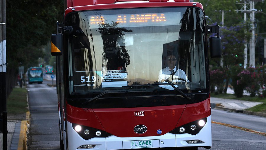 Este sábado 29 comienza a operar el recorrido eléctrico más largo del Transantiago