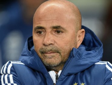 Jorge Sampaoli vino a Chile para recibir el 2019