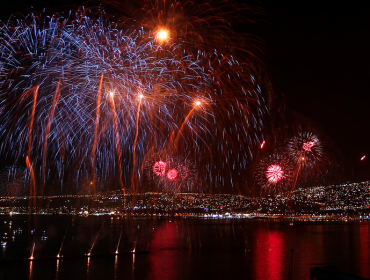 Conozca todos los detalles del show pirotécnico en Valparaíso, Viña y Concón