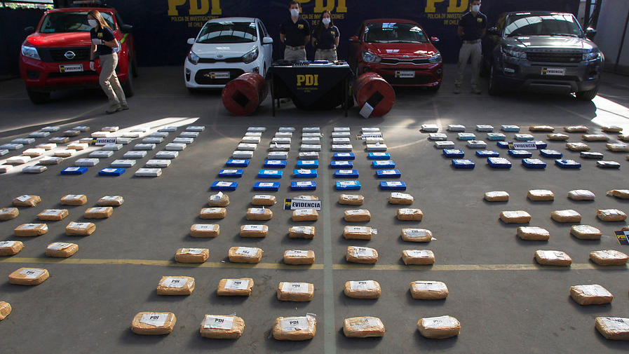 Incautan 221 kilos de droga que se iba a comercializar en fiestas de año nuevo