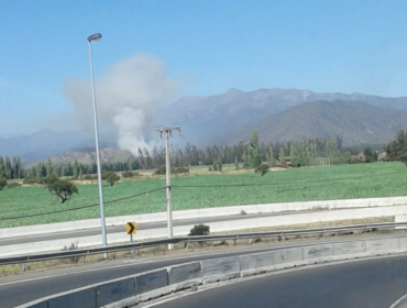 Alerta Roja en Casablanca por incendio forestal que amenaza a sectores poblados