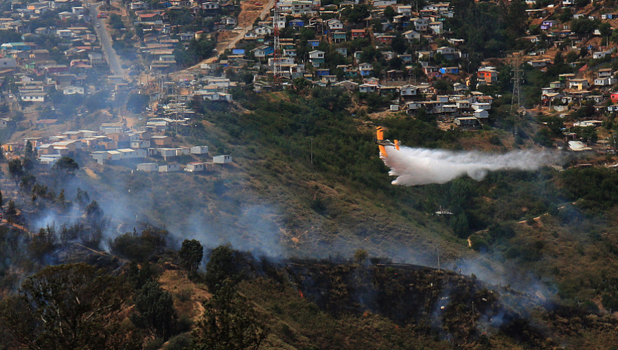 Onemi Valparaíso declaró Alerta Amarilla regional por ola de incendios forestales