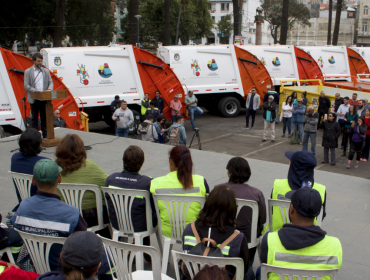 Valparaíso cuenta con nueva maquinaria para el servicio de aseo en cerros