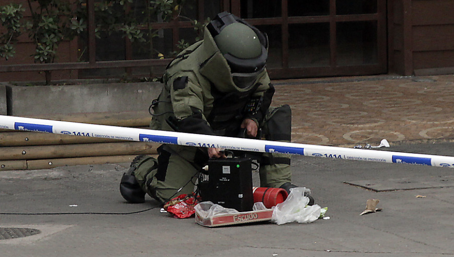 Extintor abandonado en Quilicura generó operativo del GOPE de Carabineros