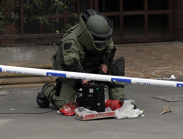 Extintor abandonado en Quilicura generó operativo del GOPE de Carabineros