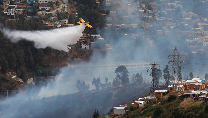 Conaf: Sólo dos de los 36 incendios forestales en el país se encuentran activos