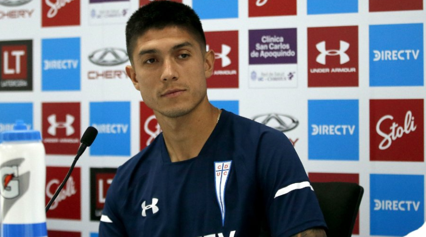 Valber Huerta en su presentación en la UC: "Lo importante es que estoy en el campeón"