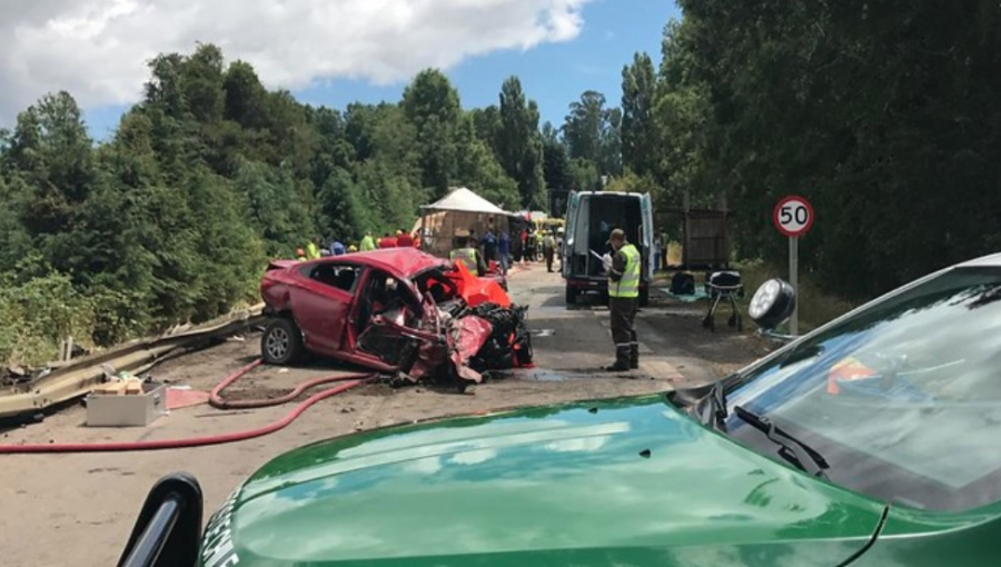 Bebé de 10 meses se encuentra grave tras accidente en ruta que une Máfil con Valdivia