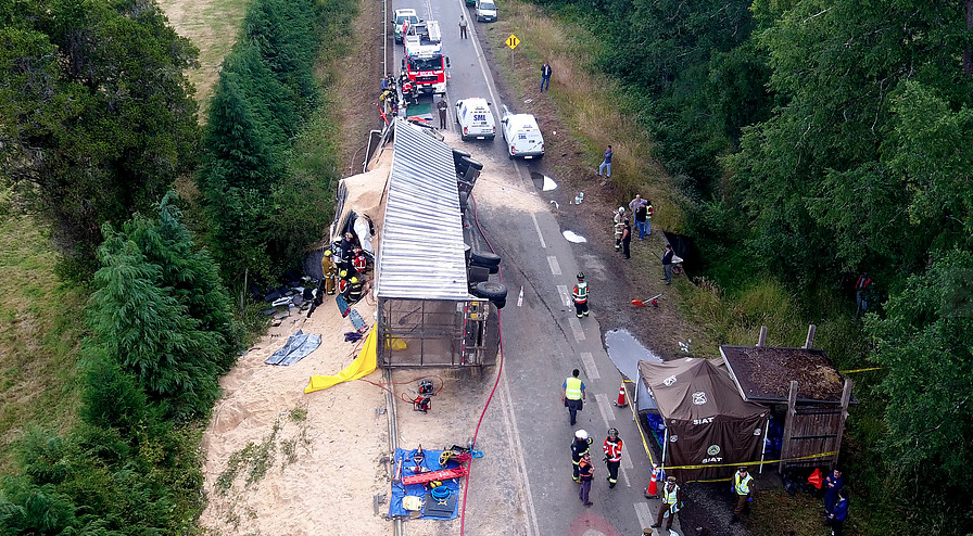 Fiscalía pedirá arresto domiciliario para conductor que protagonizó fatal accidente en Los Ríos