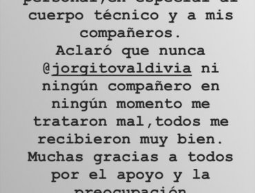 Juan Carlos Gaete rompió el silencio para descartar bullying del plantel albo