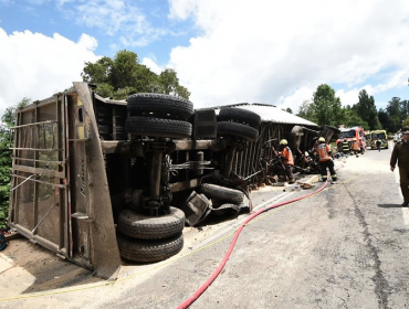 Camionero que protagonizó fatal accidente en Los Ríos quedó con arresto domiciliario nocturno