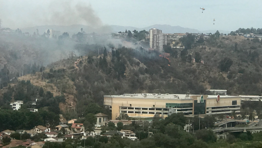 Supermercado donó $5 millones a Bomberos de Viña por evitar que incendio los alcanzara