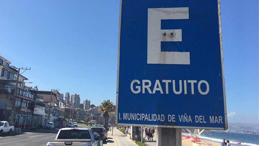 Viña del Mar tendrá estacionamientos gratuitos en borde costero durante todo el Verano