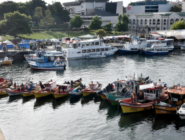 Pescadores artesanales de Valdivia se tomaron un puente en protesta por ley de la jibia