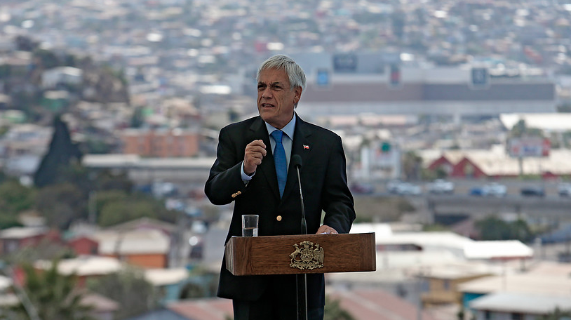 Piñera pidió al Ejército de Liberación de Colombia que "ponga término a actos terroristas"