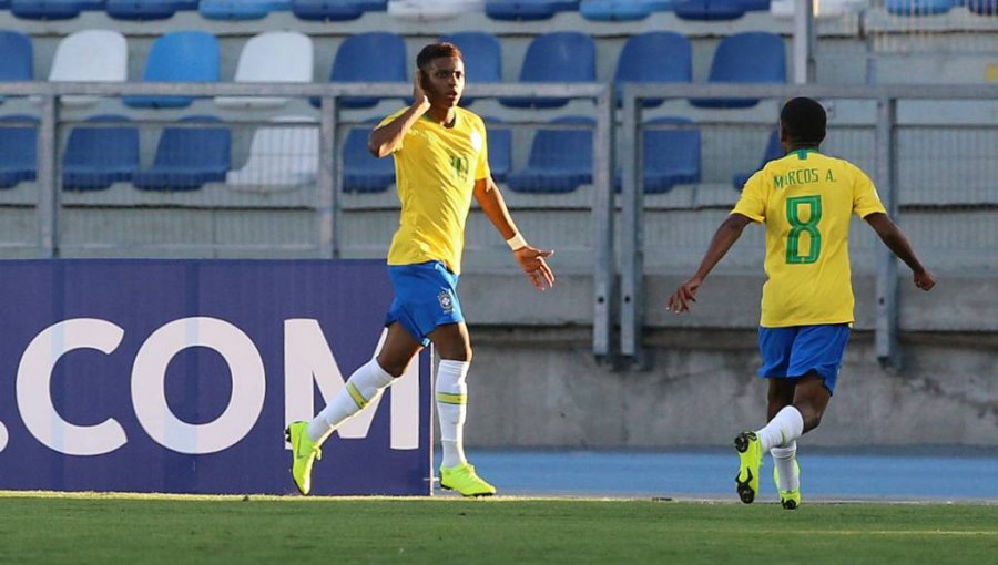 Brasil derribó a Venezuela y le puso presión a la Roja en el Sudamericano Sub 20