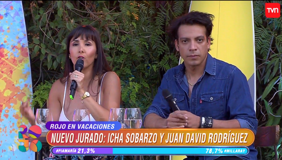 Juan David Rodríguez y María Isabel Sobarzo son los nuevos jurados de "Rojo en Vacaciones"