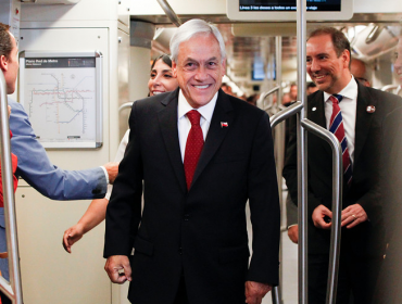 Piñera compromete "anuncio concreto" sobre construcción de la Línea 10 del Metro