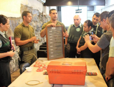 GOPE capacitó a gendarmes de la región de Valparaíso ante posibles atentados con explosivos