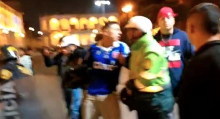 Hinchas de la U se enfrentan con los de Melgar y provocan desórdenes en Arequipa