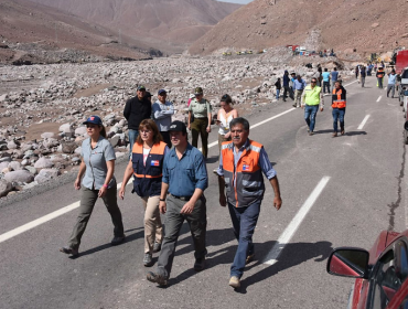 Ruta 5 Norte vuelve a ser cortada en tramo Arica-Tarapacá debido a derrumbes por 'invierno altiplánico'