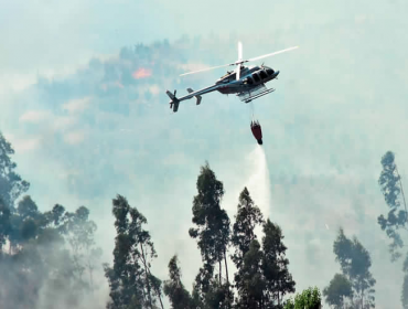DC solicita más recursos e hidroaviones para combatir incendios en el sur del país