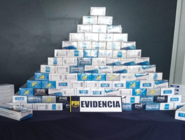 PDI dio duro golpe a la venta de cigarrillos de contrabando en Viña del Mar