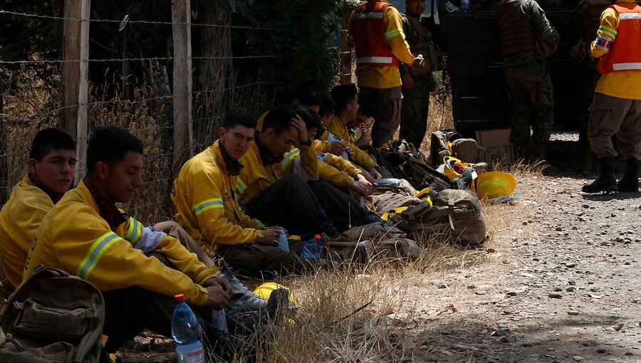 Conaf confirmó tercer ataque a brigadistas que combatían incendios forestales en el sur