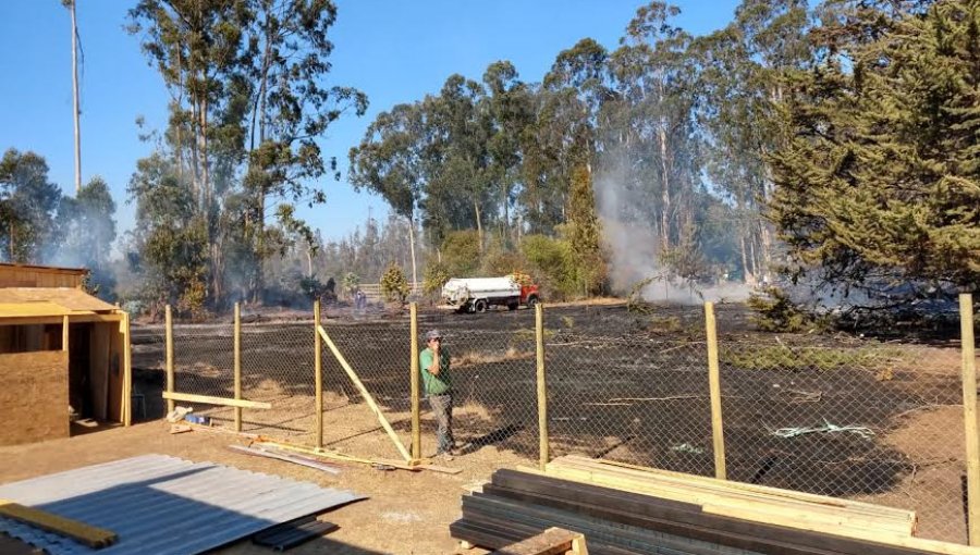 Mal uso de herramienta eléctrica habría provocado incendio forestal en Algarrobo