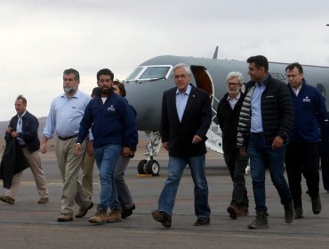 Presidente Piñera llegó a Calama y decretó Zona de Catástrofe en la provincia de El Loa