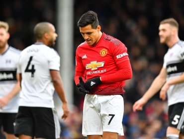 Alexis Sánchez jugó 21 minutos en victoria de Manchester United ante Fulham